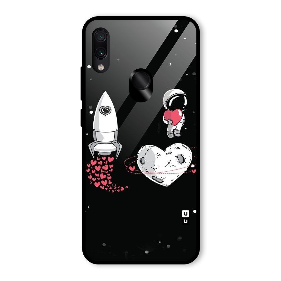 Spaceman Love Glass Back Case for Redmi Note 7 Pro