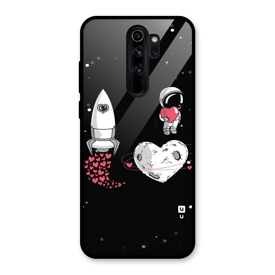 Spaceman Love Glass Back Case for Redmi Note 8 Pro