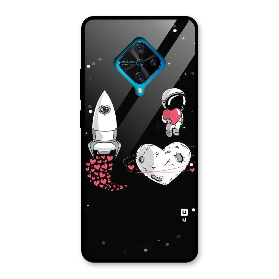 Spaceman Love Glass Back Case for Vivo S1 Pro