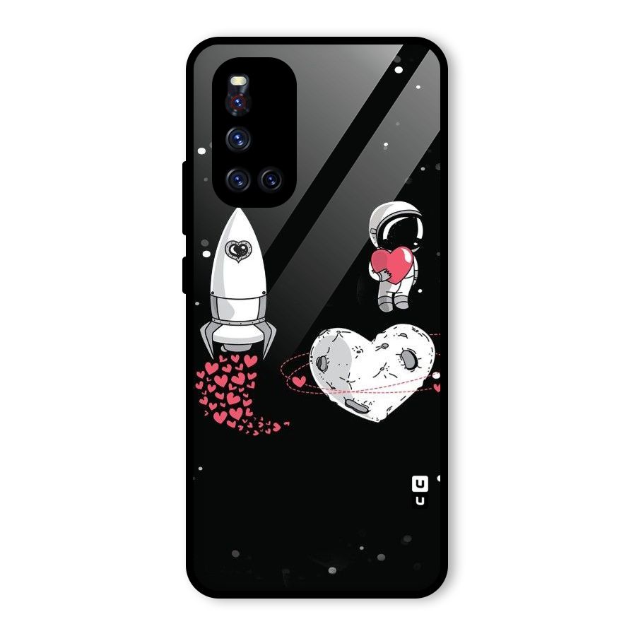 Spaceman Love Glass Back Case for Vivo V19