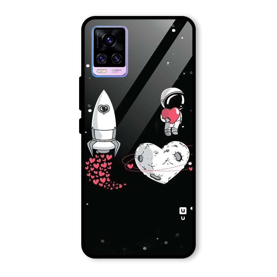 Spaceman Love Glass Back Case for Vivo V20 Pro