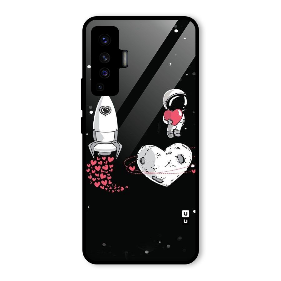 Spaceman Love Glass Back Case for Vivo X50