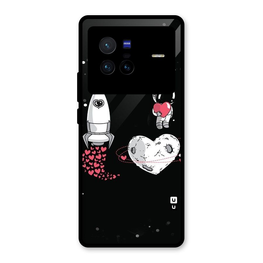 Spaceman Love Glass Back Case for Vivo X80