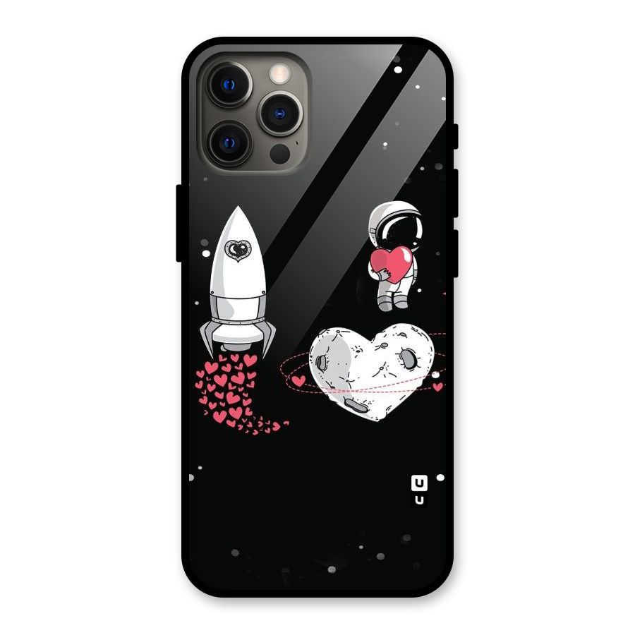 Spaceman Love Glass Back Case for iPhone 12 Pro Max