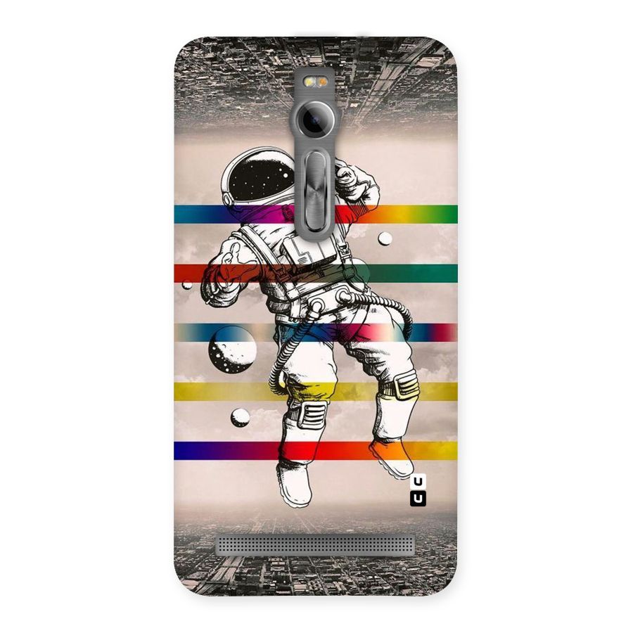 Spaceman Rainbow Stripes Back Case for Asus Zenfone 2