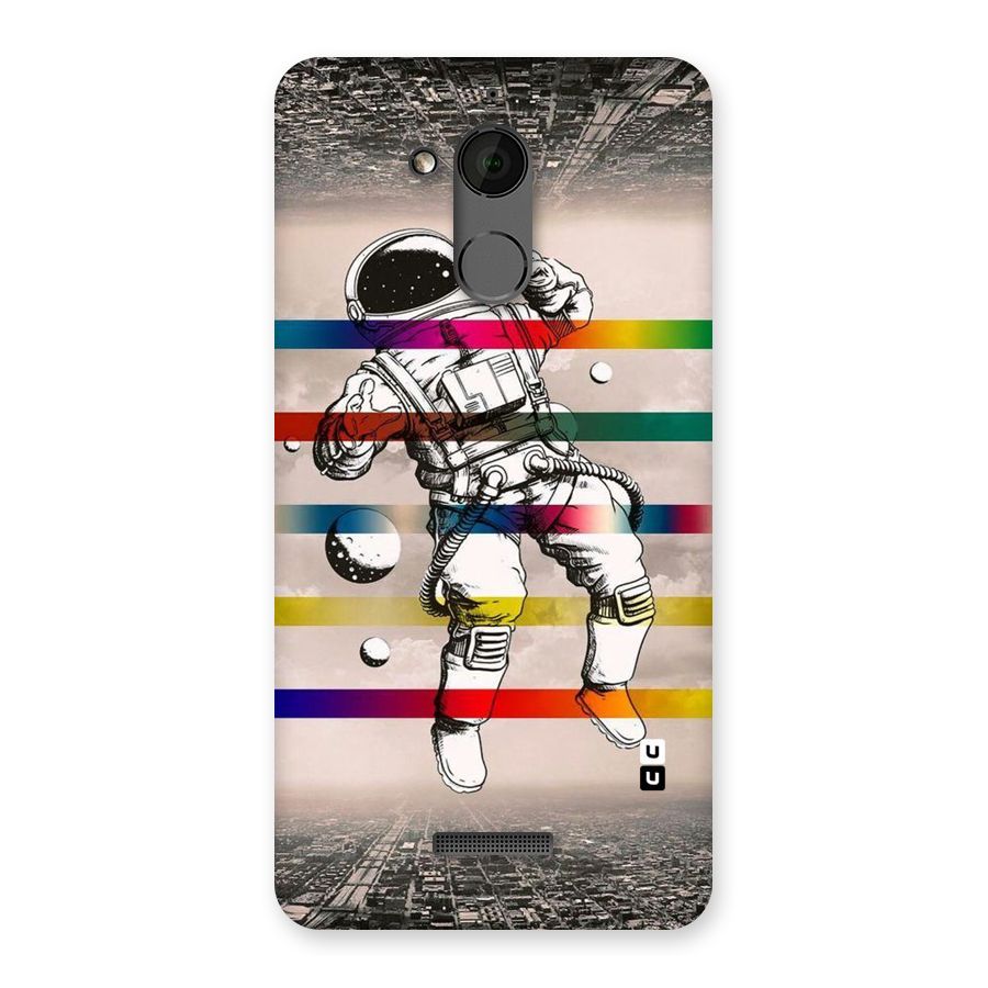 Spaceman Rainbow Stripes Back Case for Coolpad Note 5