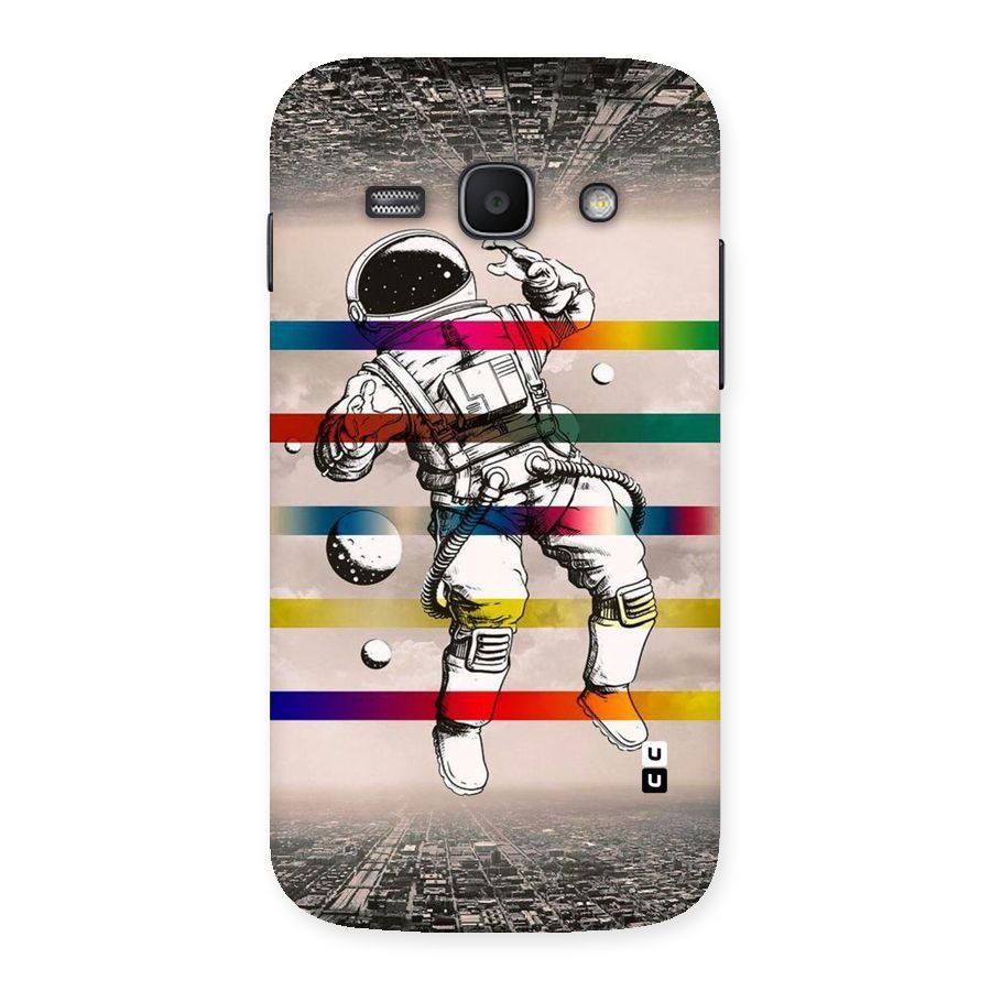 Spaceman Rainbow Stripes Back Case for Galaxy Ace 3