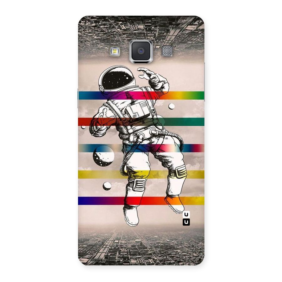 Spaceman Rainbow Stripes Back Case for Galaxy Grand 3