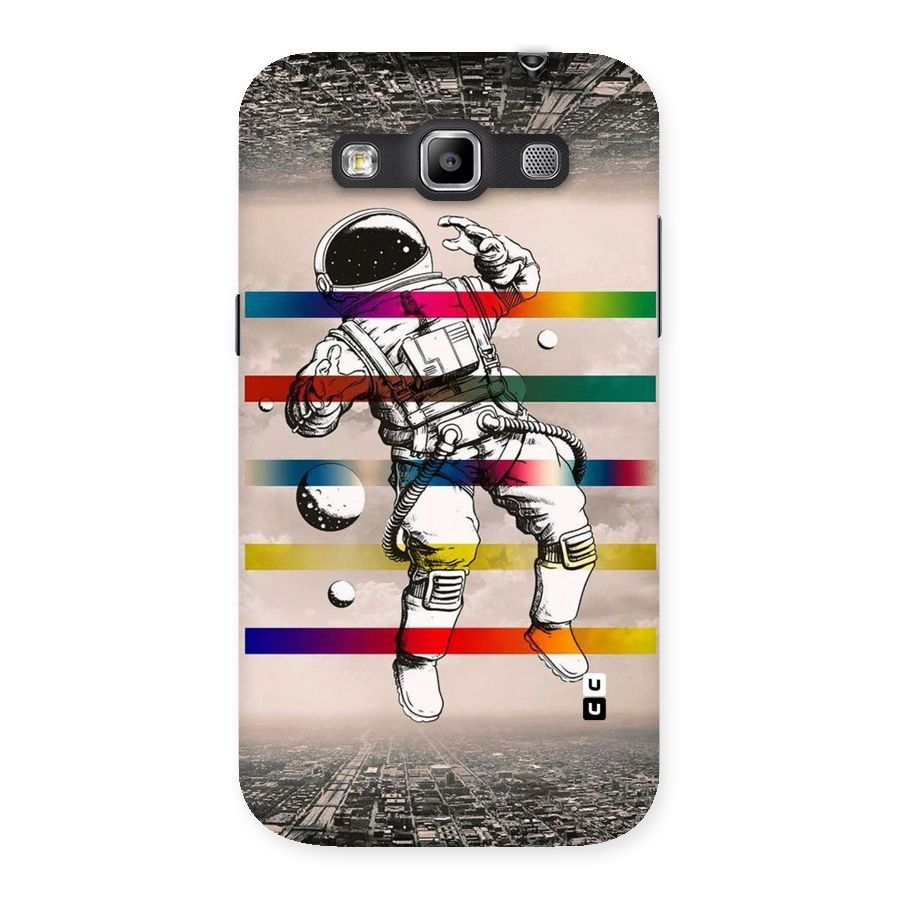 Spaceman Rainbow Stripes Back Case for Galaxy Grand Quattro