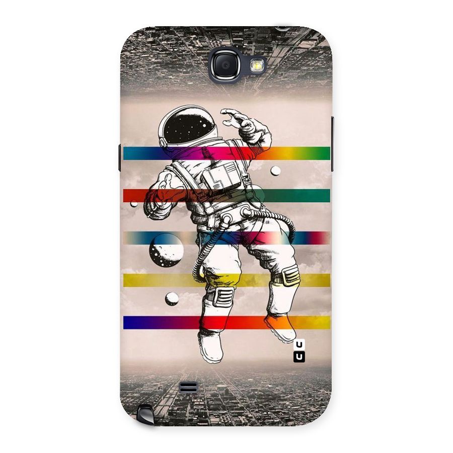 Spaceman Rainbow Stripes Back Case for Galaxy Note 2