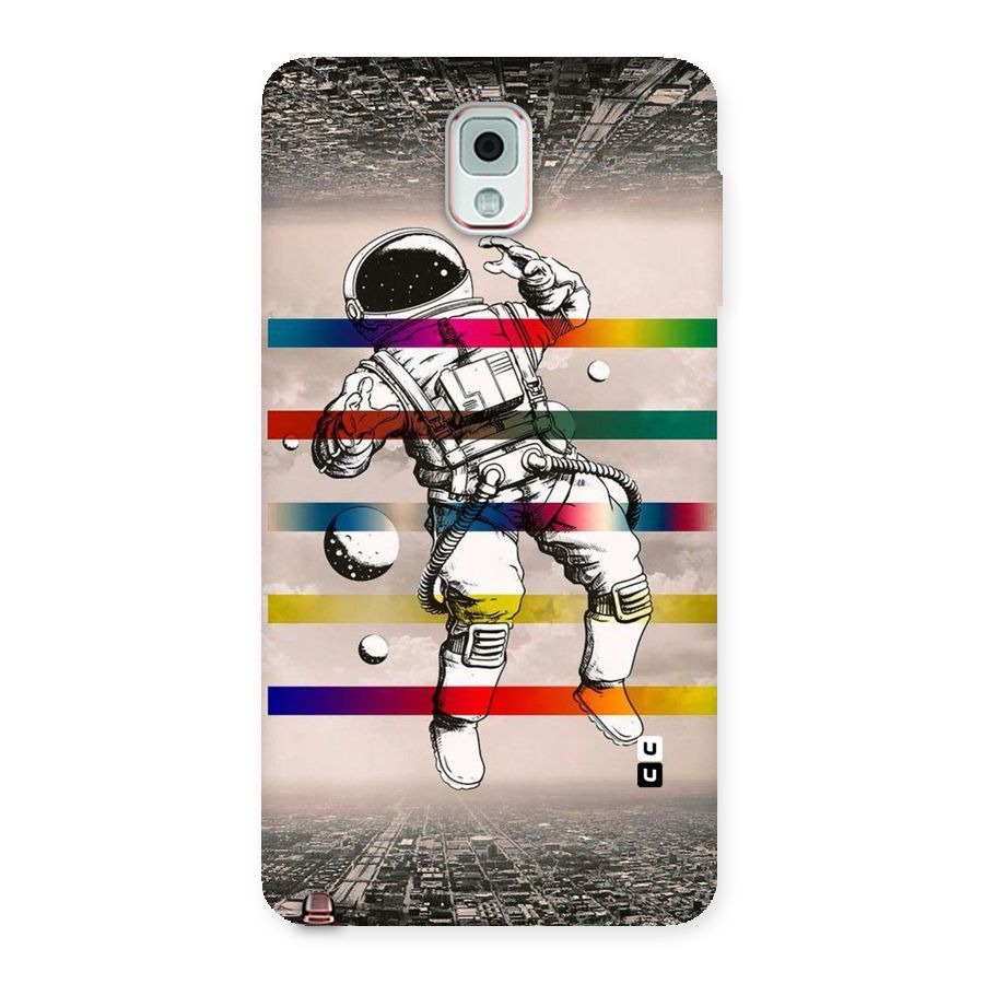 Spaceman Rainbow Stripes Back Case for Galaxy Note 3