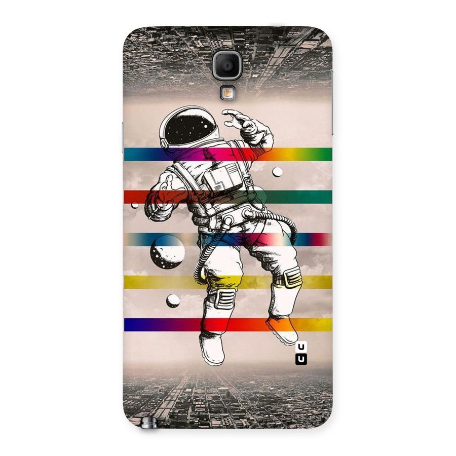 Spaceman Rainbow Stripes Back Case for Galaxy Note 3 Neo