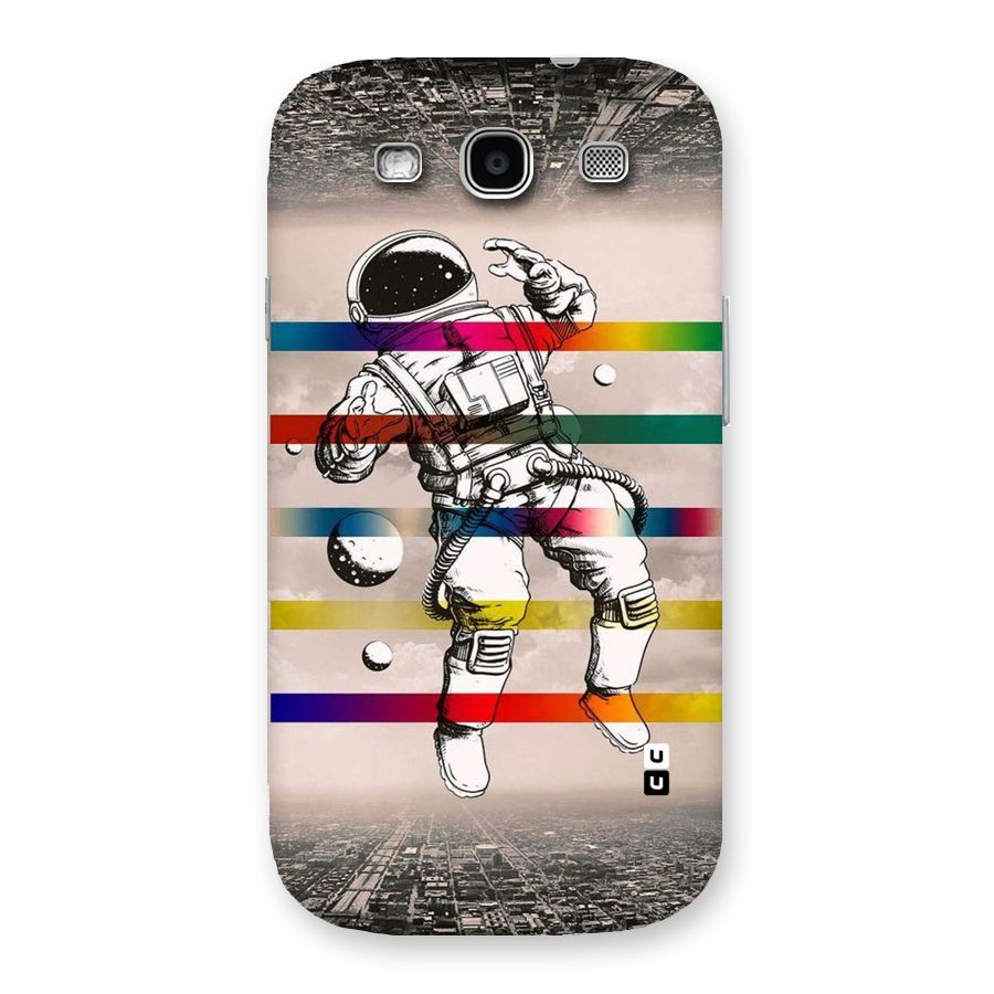 Spaceman Rainbow Stripes Back Case for Galaxy S3