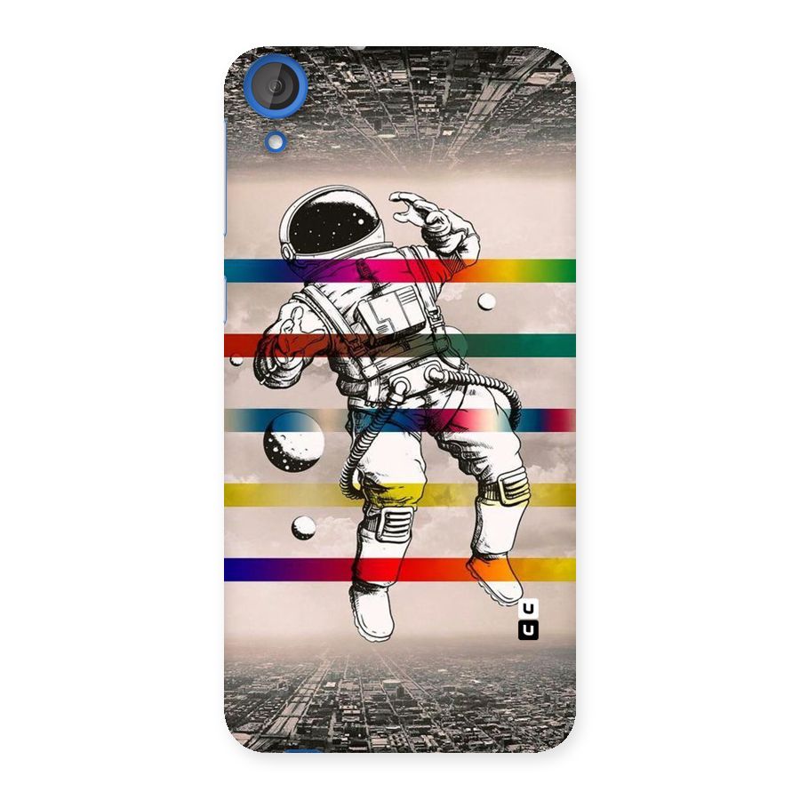 Spaceman Rainbow Stripes Back Case for HTC Desire 820
