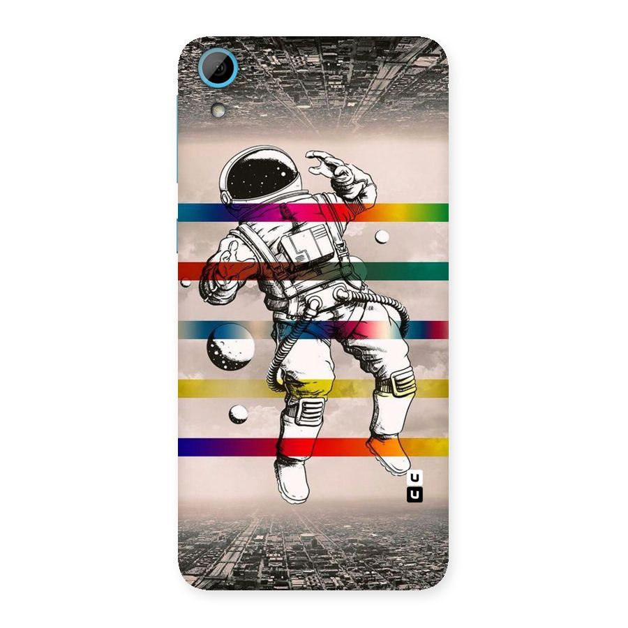 Spaceman Rainbow Stripes Back Case for HTC Desire 826