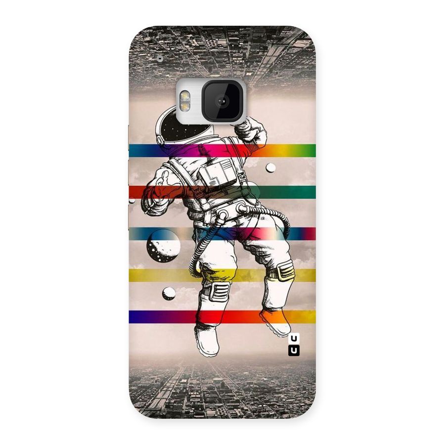 Spaceman Rainbow Stripes Back Case for HTC One M9
