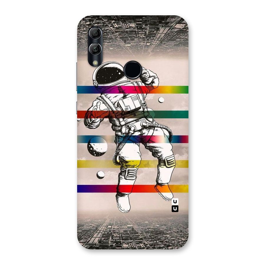 Spaceman Rainbow Stripes Back Case for Honor 10 Lite