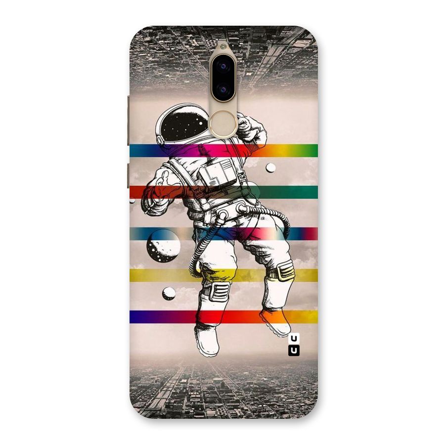 Spaceman Rainbow Stripes Back Case for Honor 9i