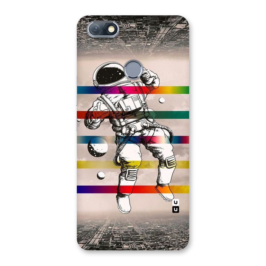 Spaceman Rainbow Stripes Back Case for Infinix Note 5