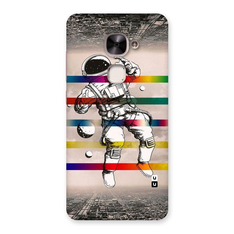 Spaceman Rainbow Stripes Back Case for Le 2