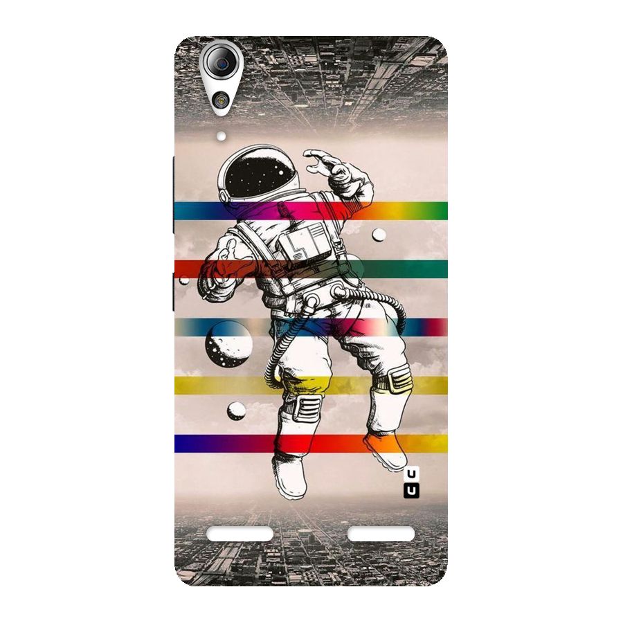 Spaceman Rainbow Stripes Back Case for Lenovo A6000