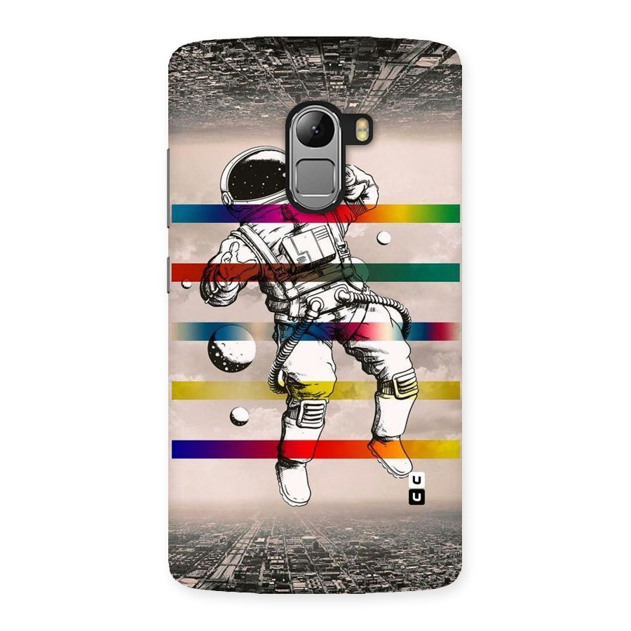 Spaceman Rainbow Stripes Back Case for Lenovo K4 Note