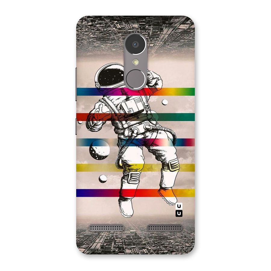Spaceman Rainbow Stripes Back Case for Lenovo K6