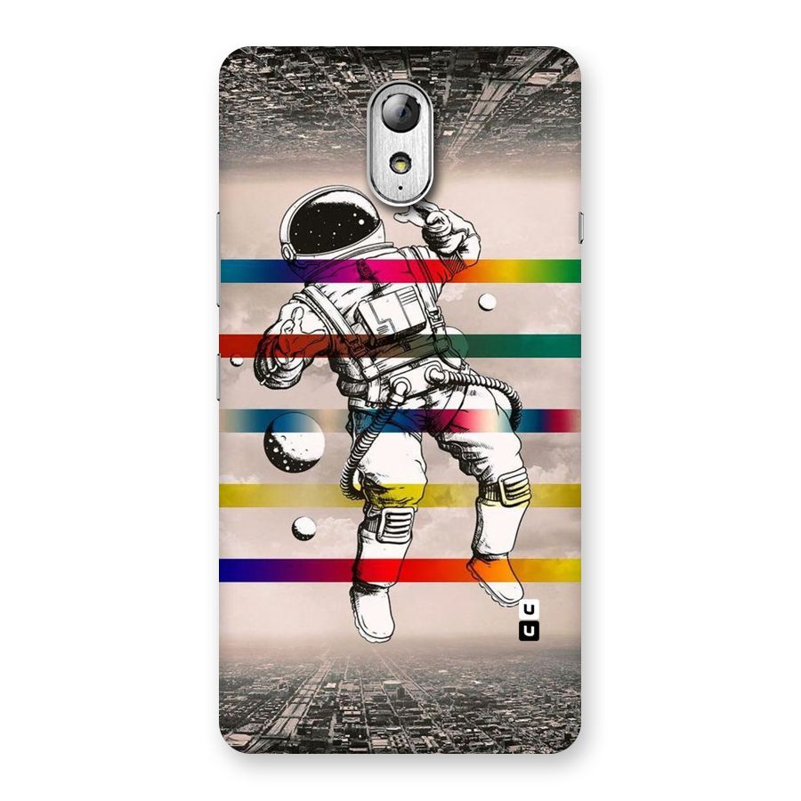 Spaceman Rainbow Stripes Back Case for Lenovo Vibe P1M