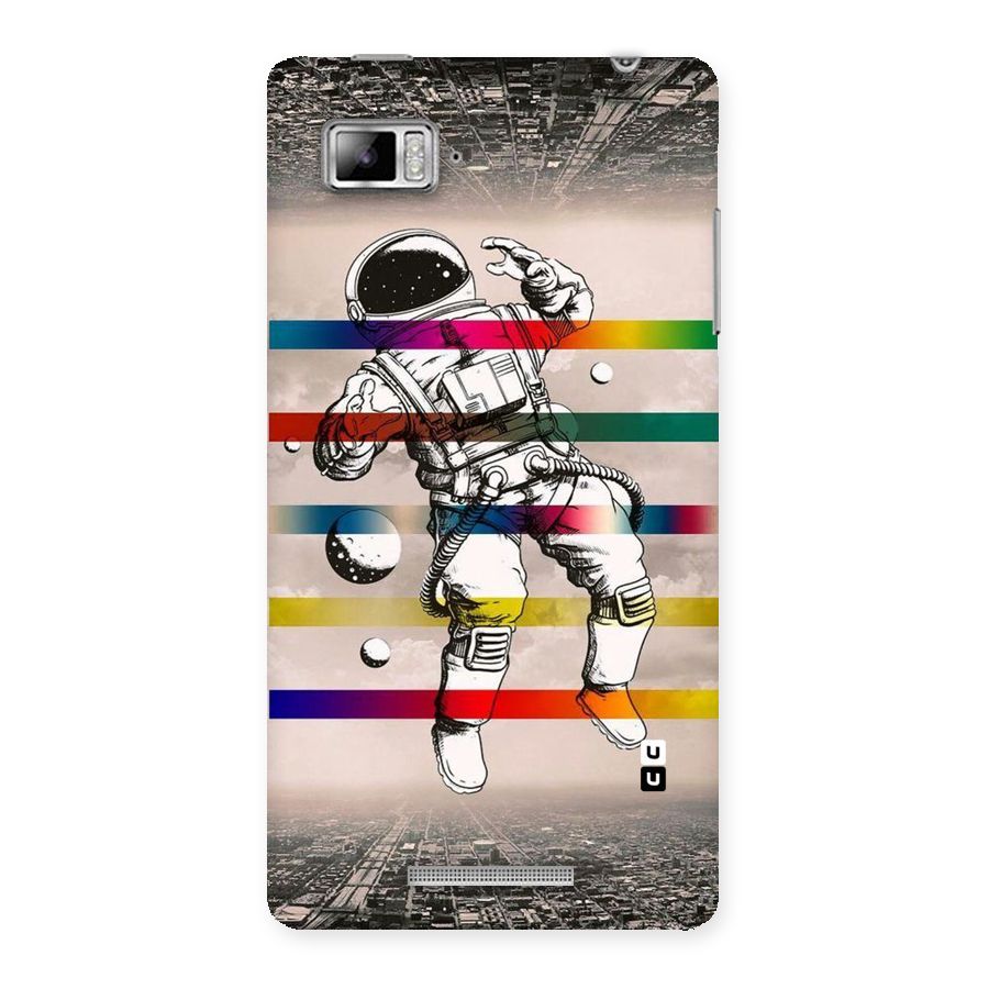 Spaceman Rainbow Stripes Back Case for Lenovo Vibe Z K910