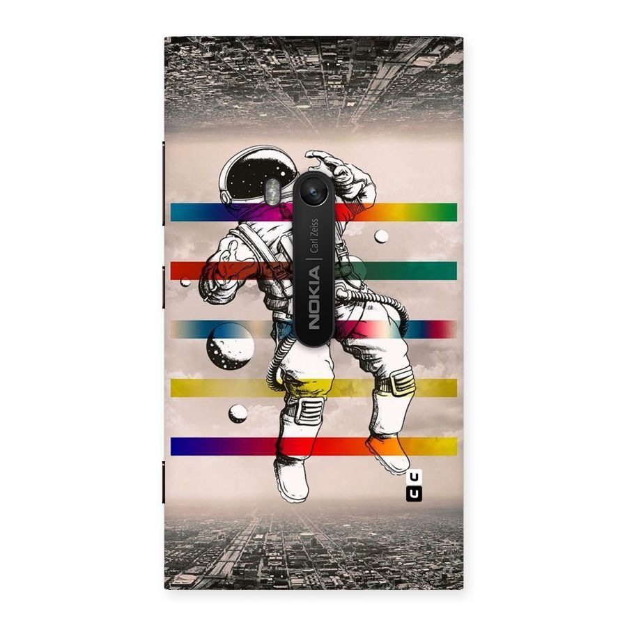 Spaceman Rainbow Stripes Back Case for Lumia 920