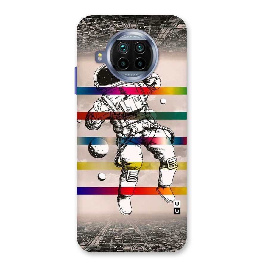 Spaceman Rainbow Stripes Back Case for Mi 10i
