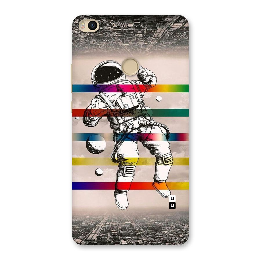 Spaceman Rainbow Stripes Back Case for Mi Max 2