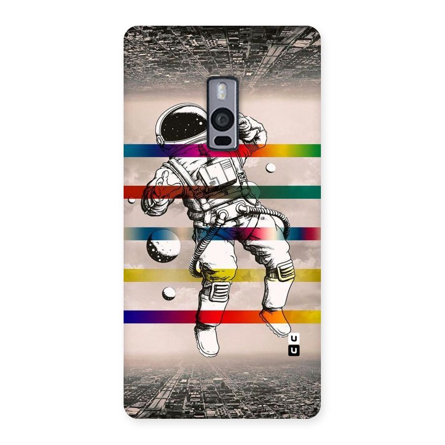 Spaceman Rainbow Stripes Back Case for OnePlus Two