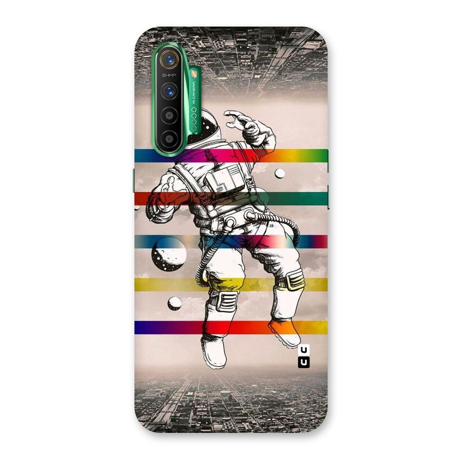 Spaceman Rainbow Stripes Back Case for Realme X2
