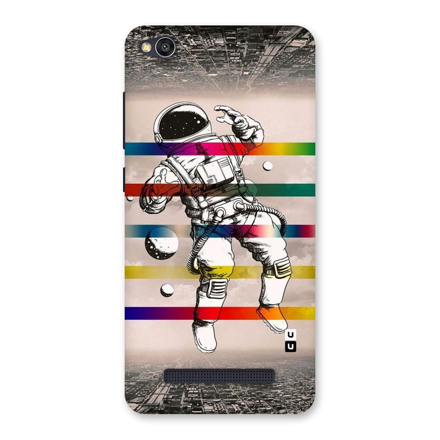 Spaceman Rainbow Stripes Back Case for Redmi 4A