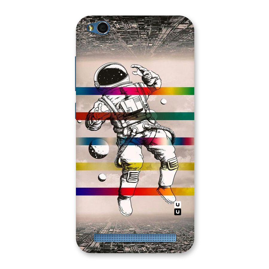 Spaceman Rainbow Stripes Back Case for Redmi 5A