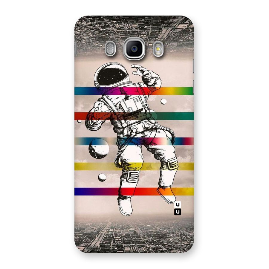 Spaceman Rainbow Stripes Back Case for Samsung Galaxy J5 2016