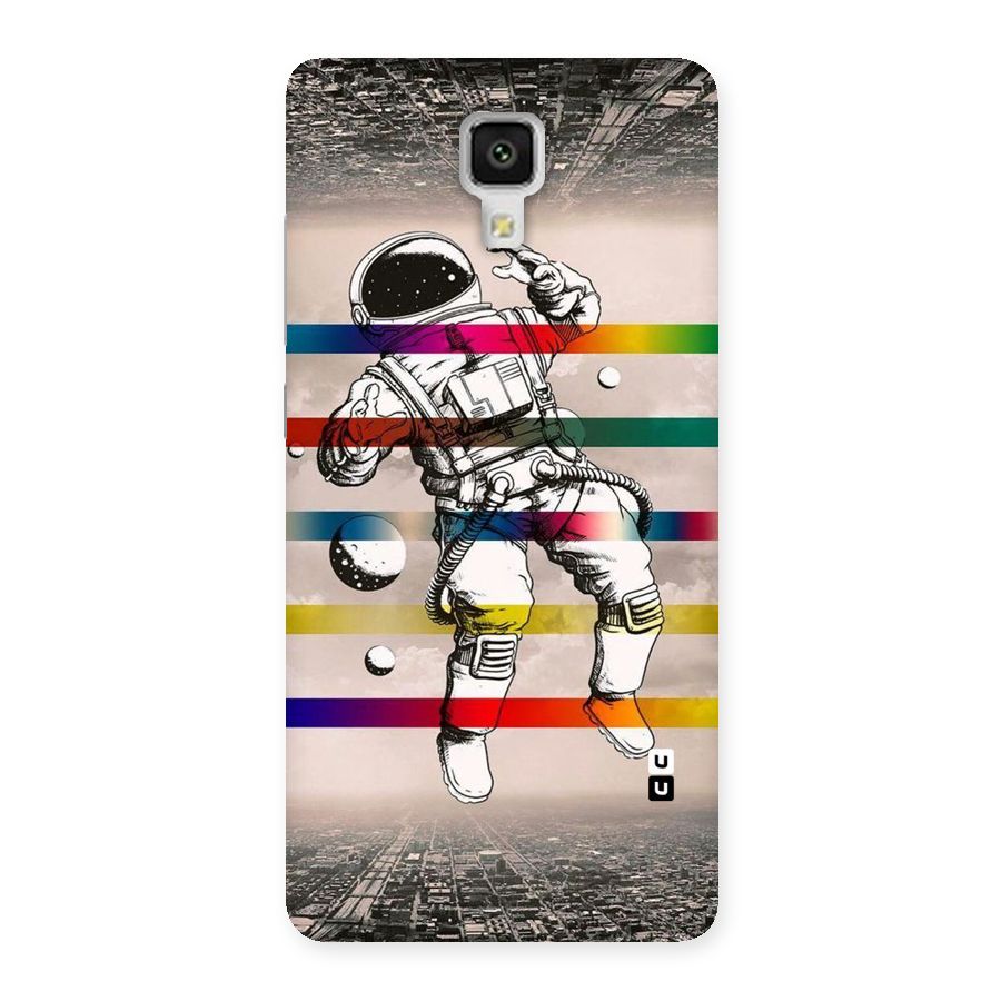 Spaceman Rainbow Stripes Back Case for Xiaomi Mi 4