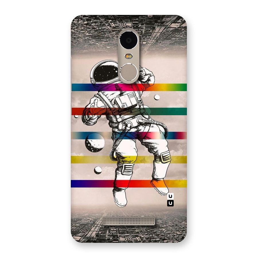Spaceman Rainbow Stripes Back Case for Xiaomi Redmi Note 3