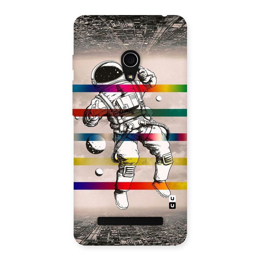 Spaceman Rainbow Stripes Back Case for Zenfone 5