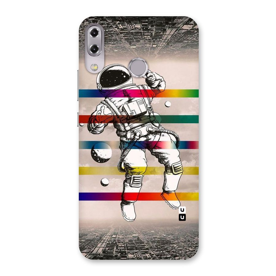 Spaceman Rainbow Stripes Back Case for Zenfone 5Z