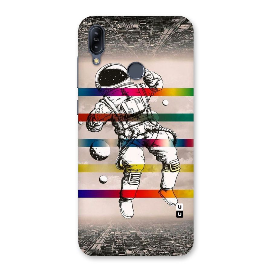 Spaceman Rainbow Stripes Back Case for Zenfone Max M2