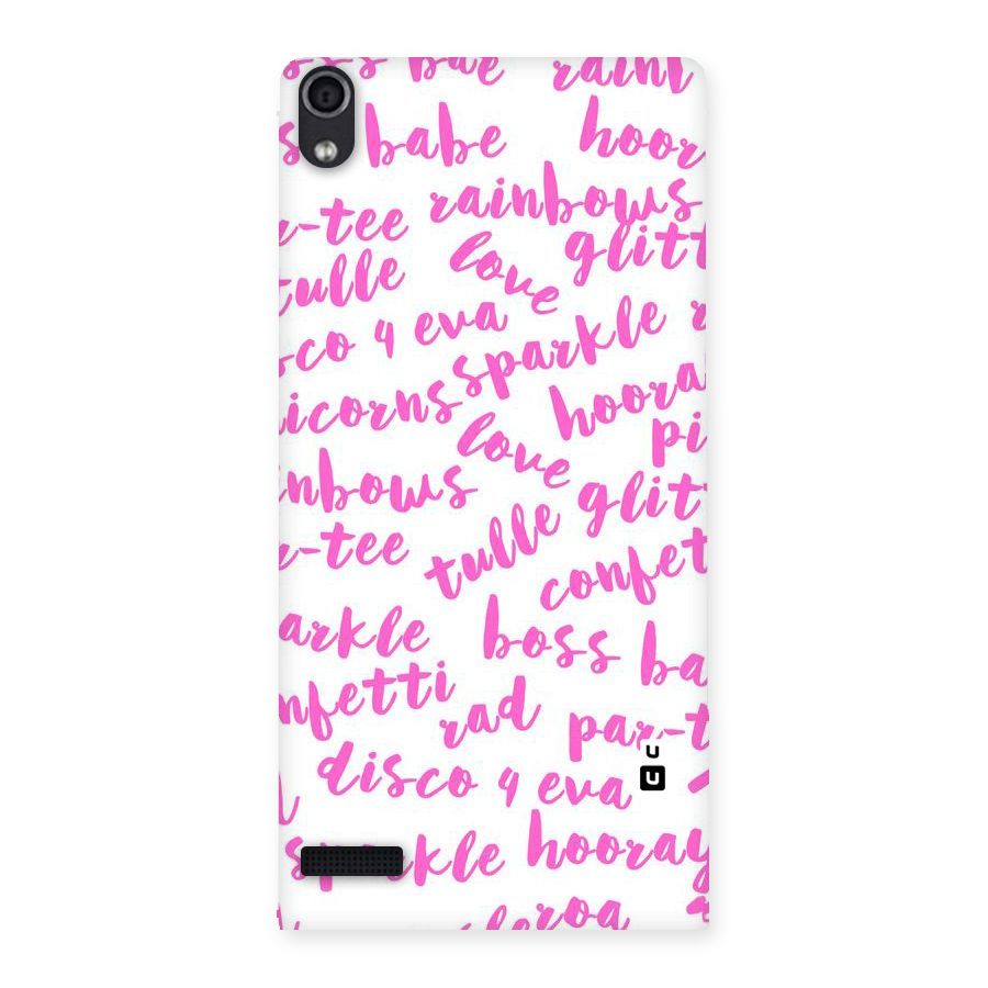 Sparkle Love Back Case for Ascend P6
