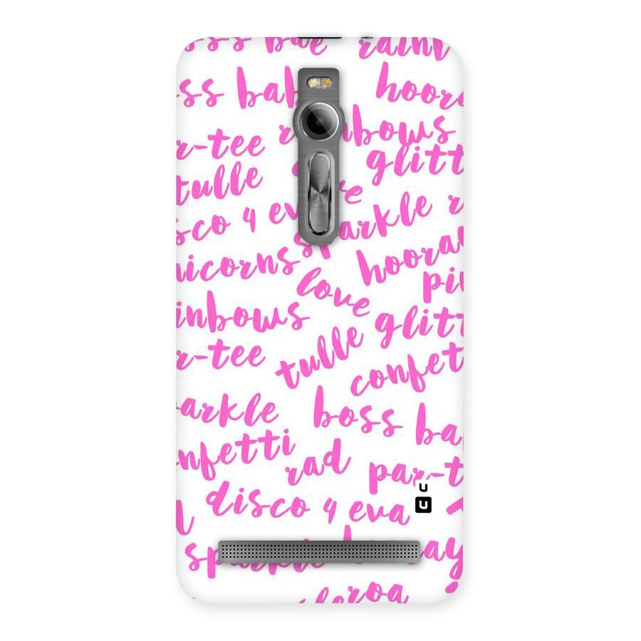 Sparkle Love Back Case for Asus Zenfone 2
