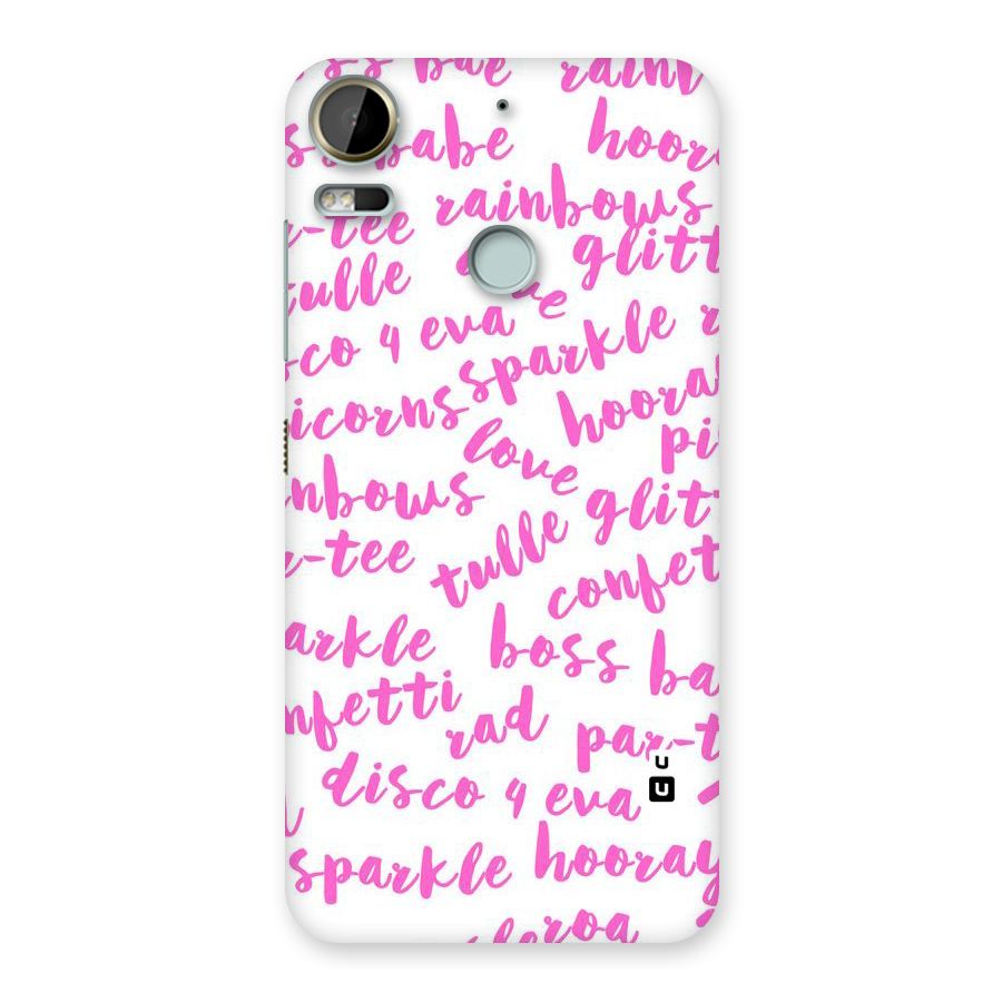 Sparkle Love Back Case for Desire 10 Pro