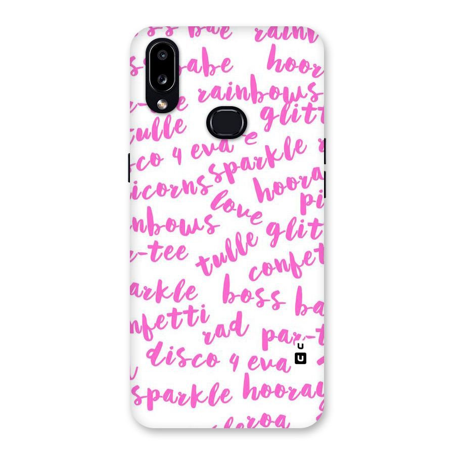 Sparkle Love Back Case for Galaxy A10s