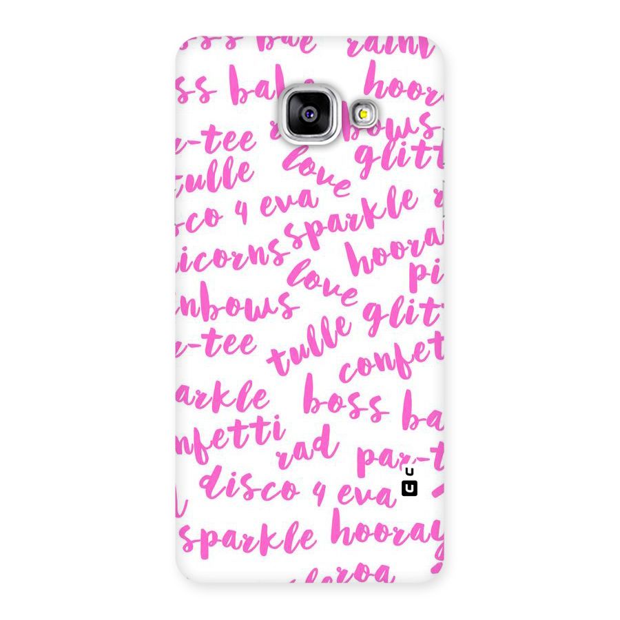 Sparkle Love Back Case for Galaxy A5 2016
