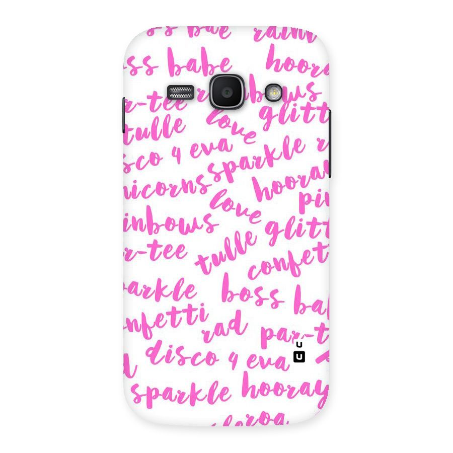 Sparkle Love Back Case for Galaxy Ace 3