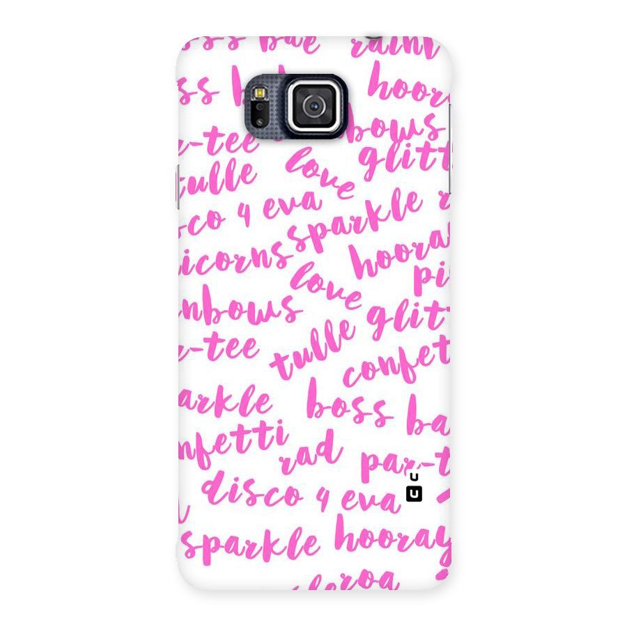 Sparkle Love Back Case for Galaxy Alpha