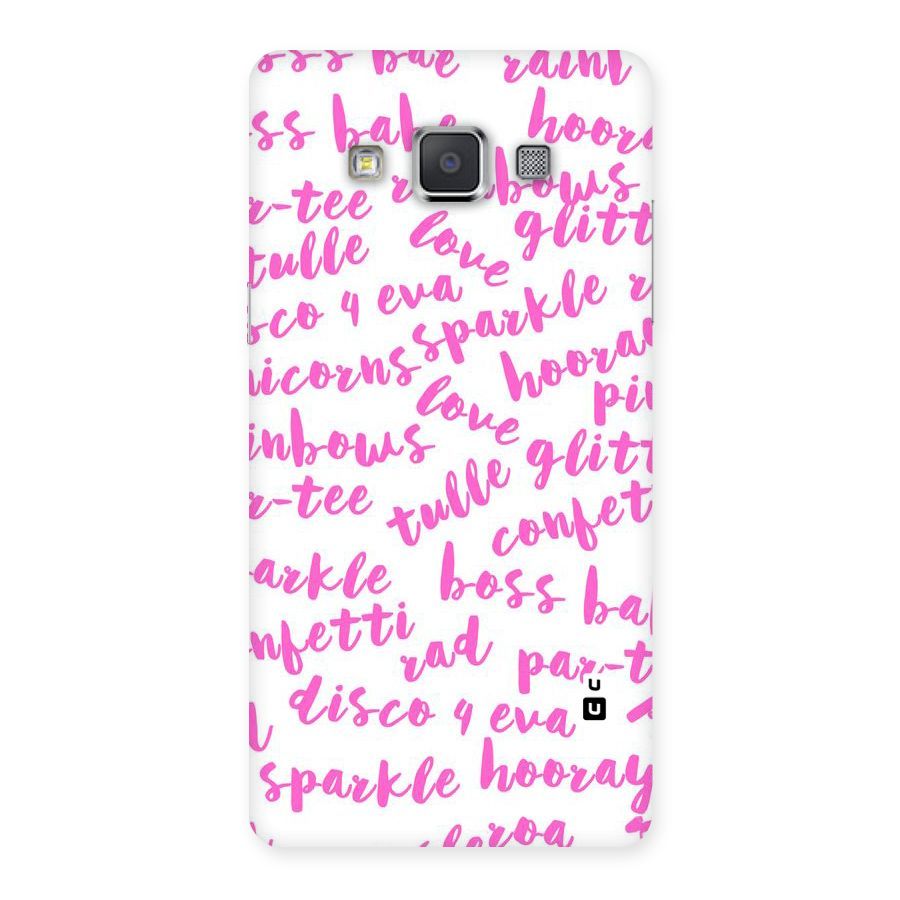 Sparkle Love Back Case for Galaxy Grand Max